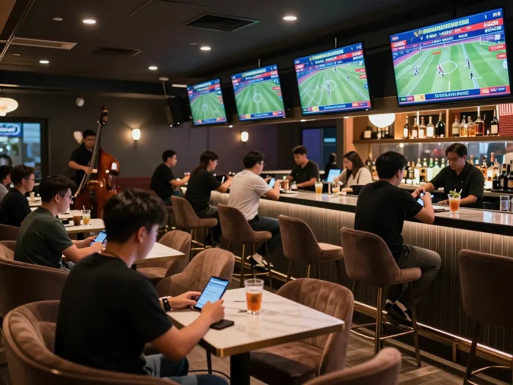 Kèo nhà cái hôm nay highlights active sports betting enthusiasts engaging with live game odds on their devices.