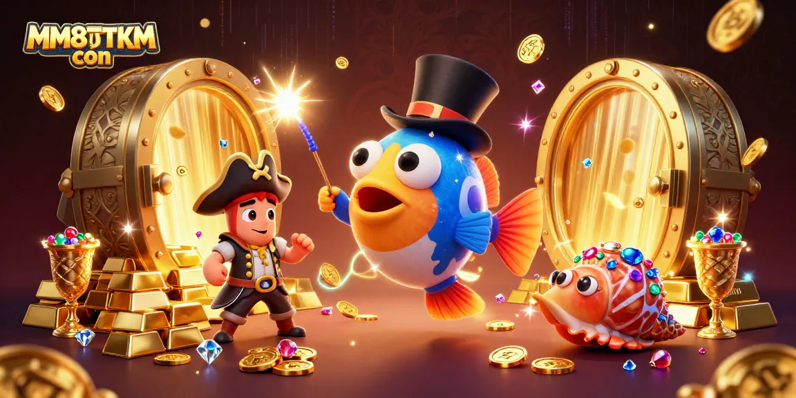 Win big with MM88TTKM còn as a deep-sea anglerfish leads the treasure hunt in a vibrant casino world.