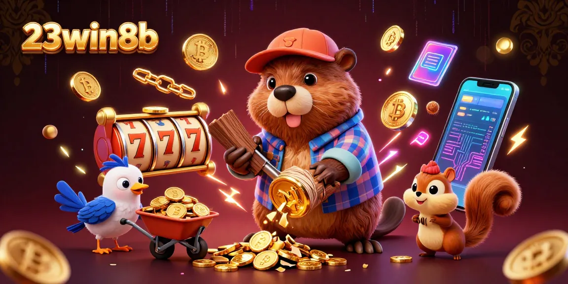 Engage in thrilling gaming adventures at 23win8b with visually rich and dynamic casino-themed illustration.