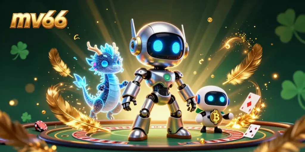Experience the exciting casino atmosphere of mv66 with vibrant characters and immersive betting elements.