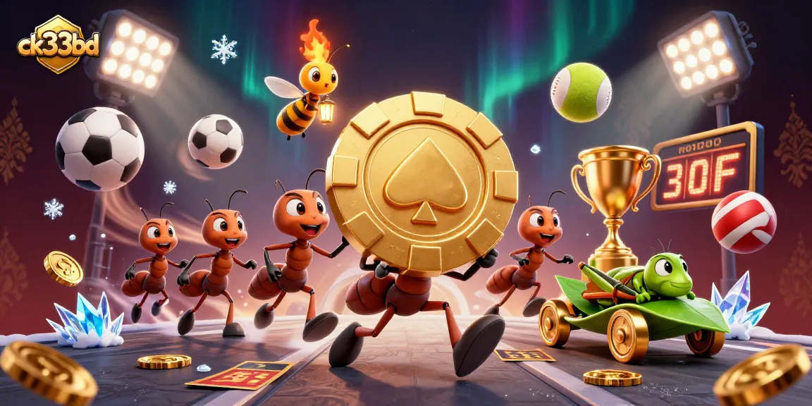 Experience thrilling heists in the ck33bd casino with giant poker chip adventures and dynamic sports action.