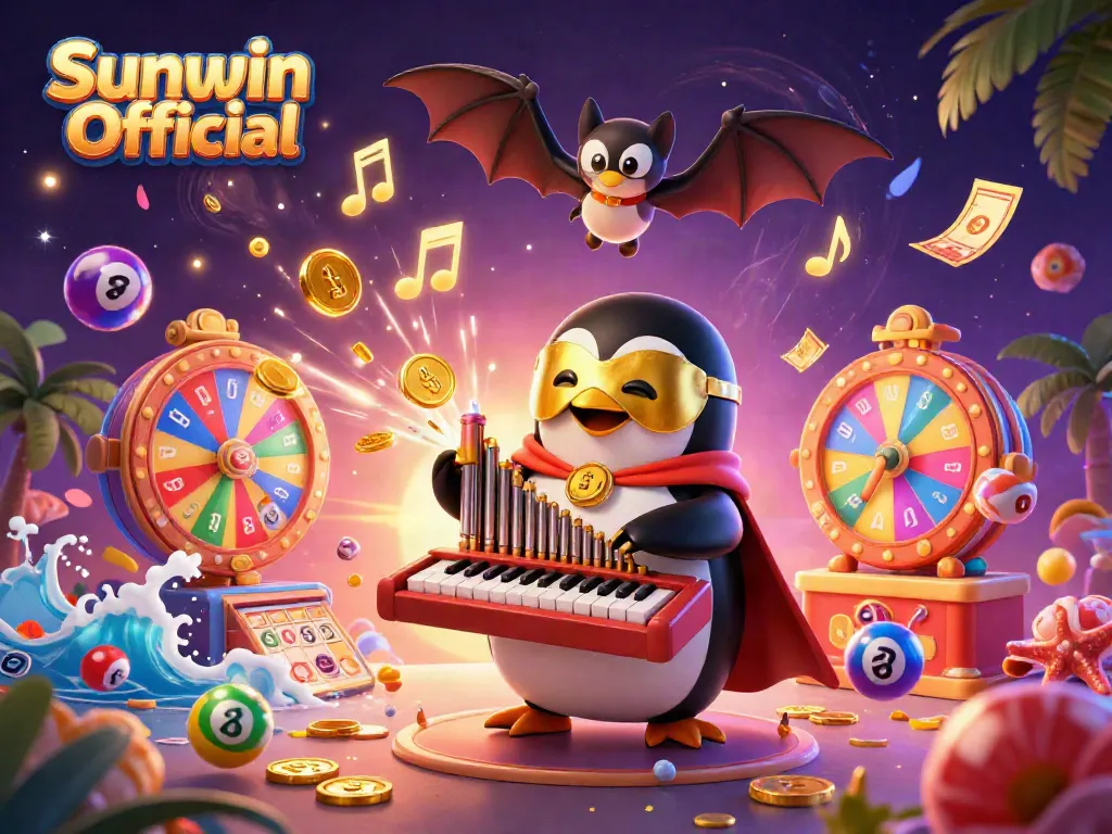 Experience the thrilling world of slots at Sunwin Official with colorful interactions and arcade excitement.