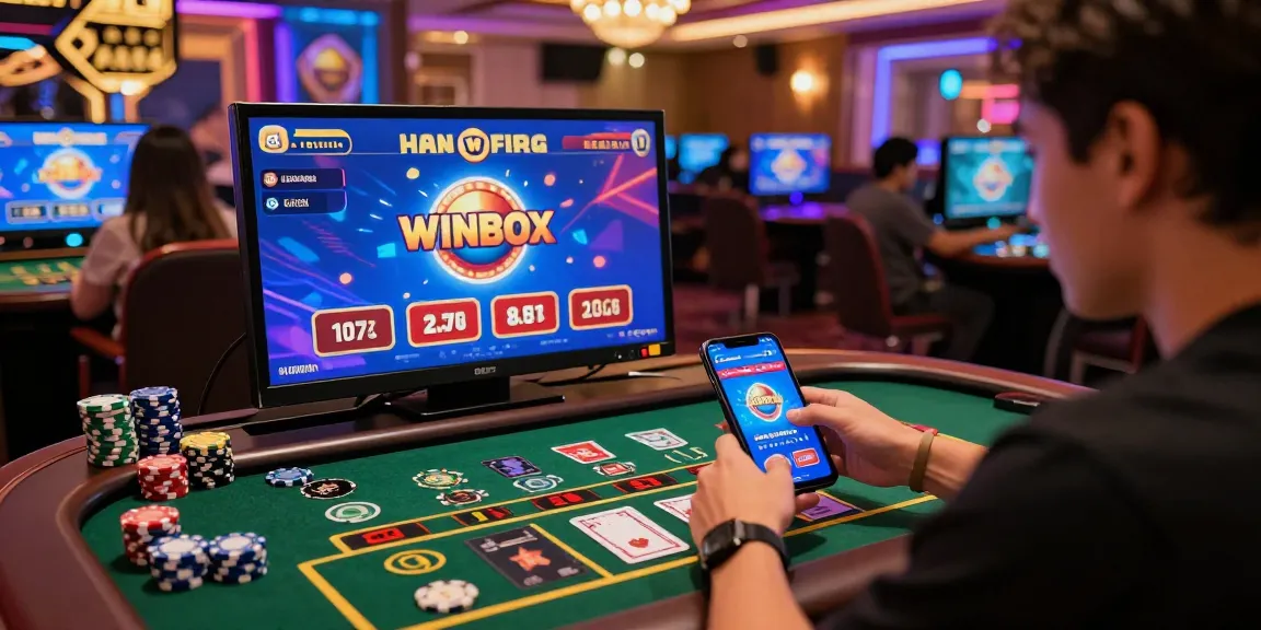 Experience the excitement of Winbox Malaysia online casino games with vibrant graphics and interactive features.