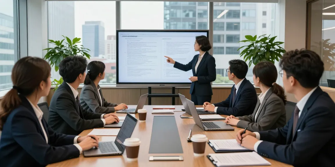 Legal team in a collaborative meeting, see page for expert advice and advocacy in criminal and civil law.