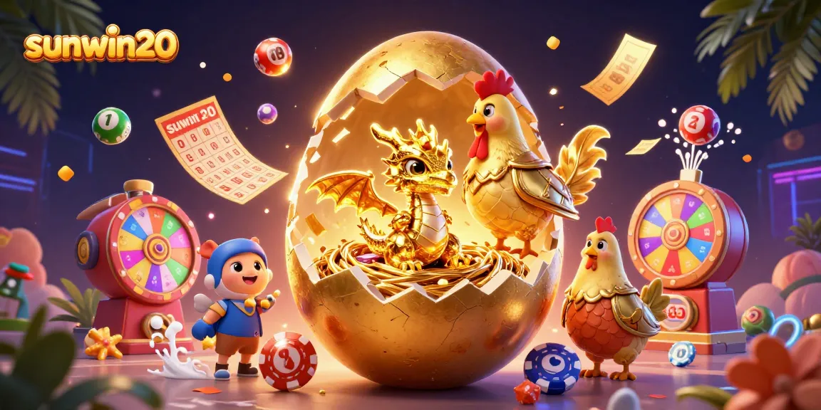 Experience the thrill of gaming with sunwin20 while discovering golden rewards and vibrant game elements in this explosive scene.