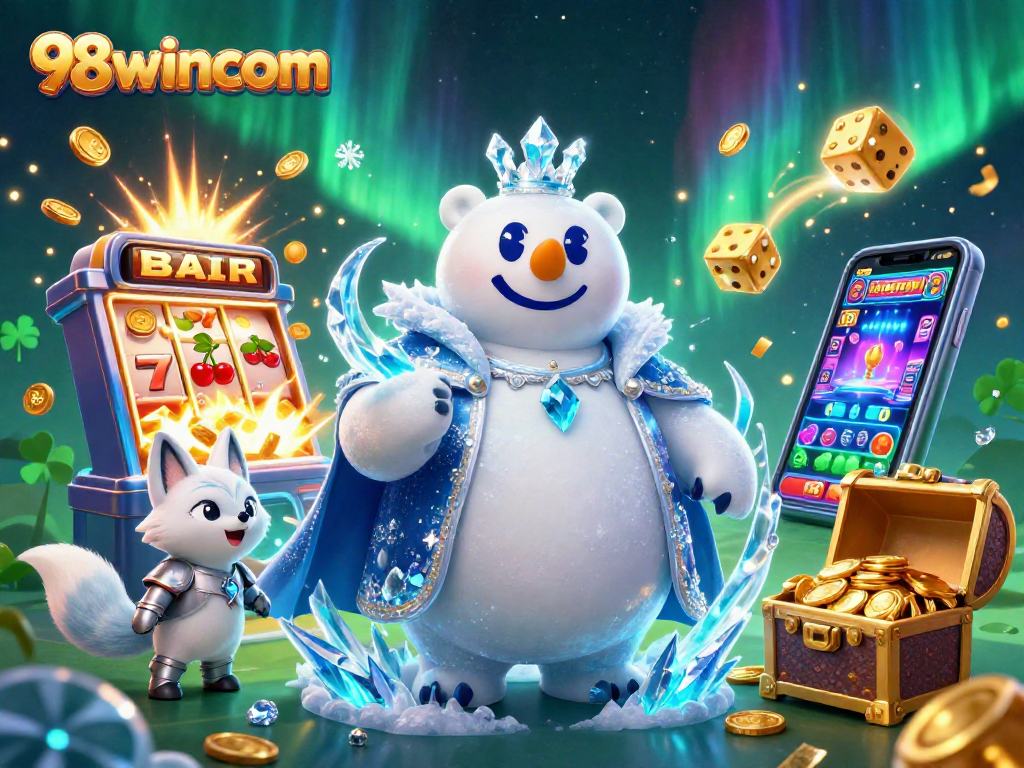Experience excitement with the 98wincom jackpot explosion in an immersive 3D casino scene.